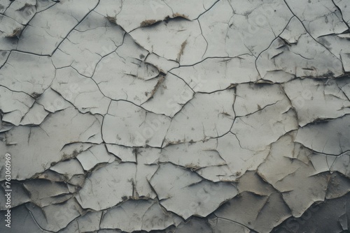 Detailed view of a cracked white wall. Perfect for architectural concepts
