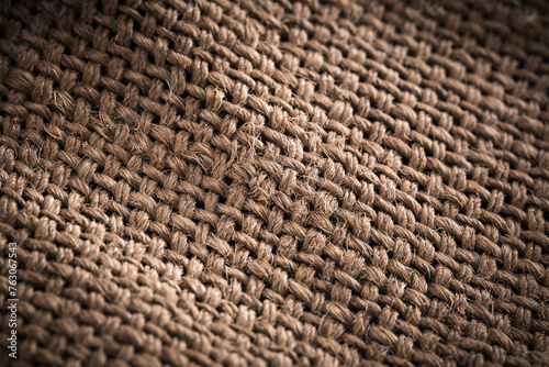 close up of hessian sack background