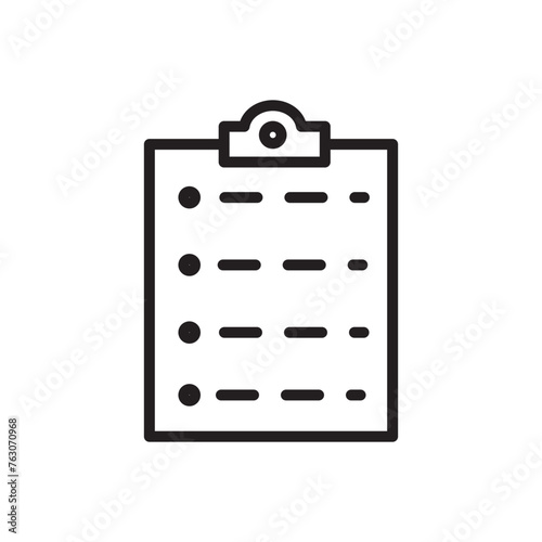 bullet edit list line icon