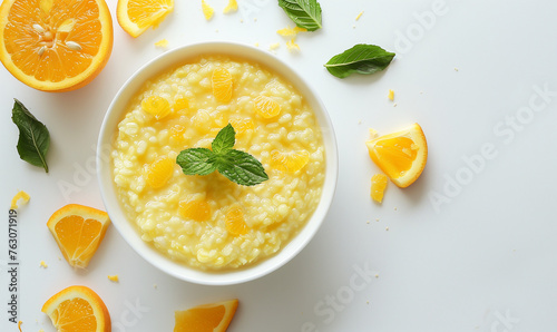 Enjoyable Family Breakfast: Healthy Corn Porridge with Orange