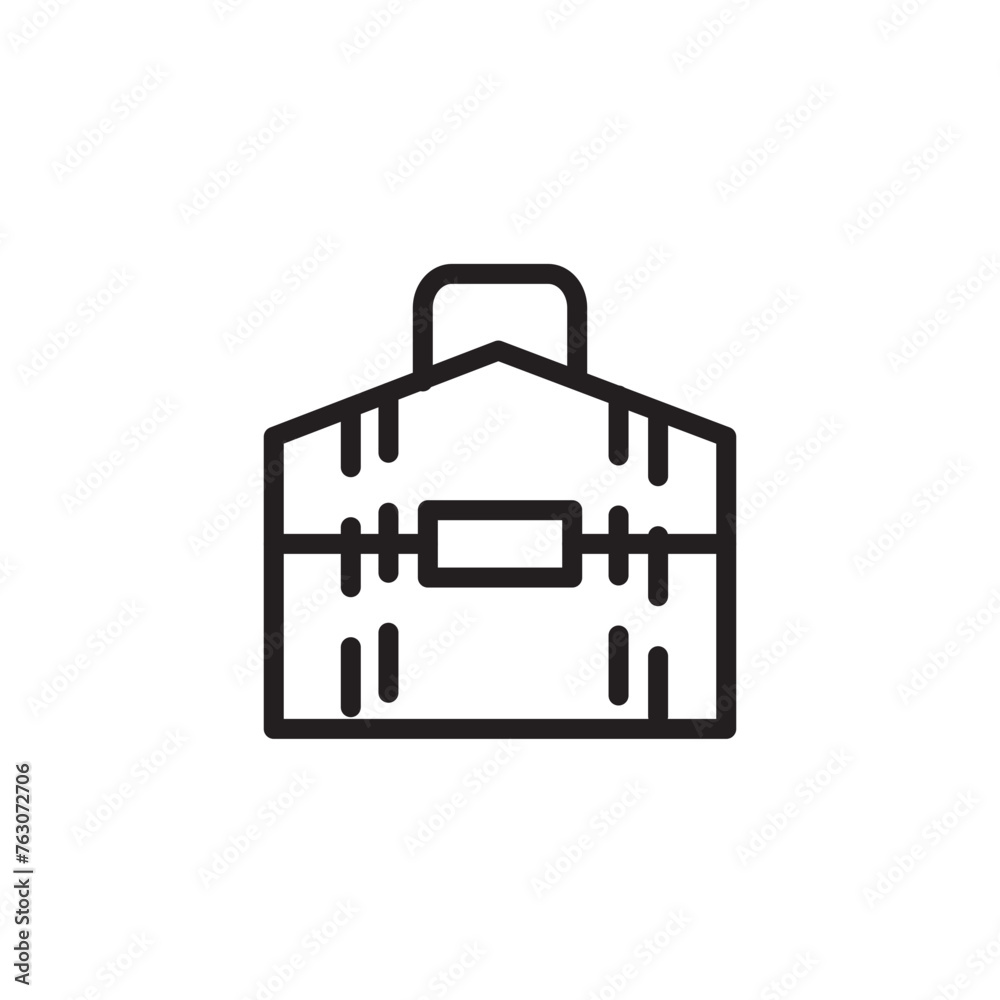 box fish fishing line icon box fish fishing line icon