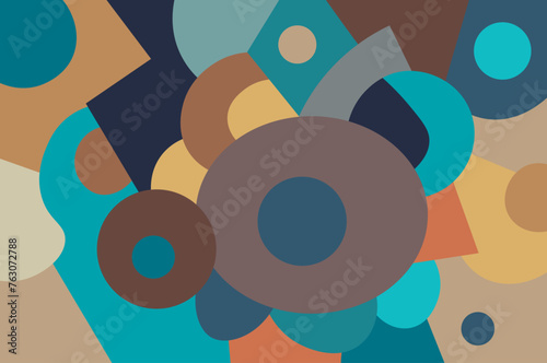 colorful abstract art for wall decoration
