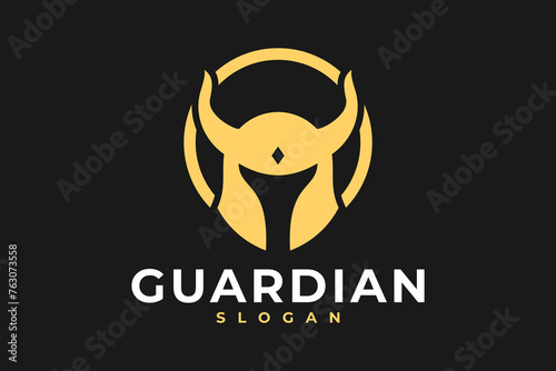 Warrior Guardian Vector Logo Design