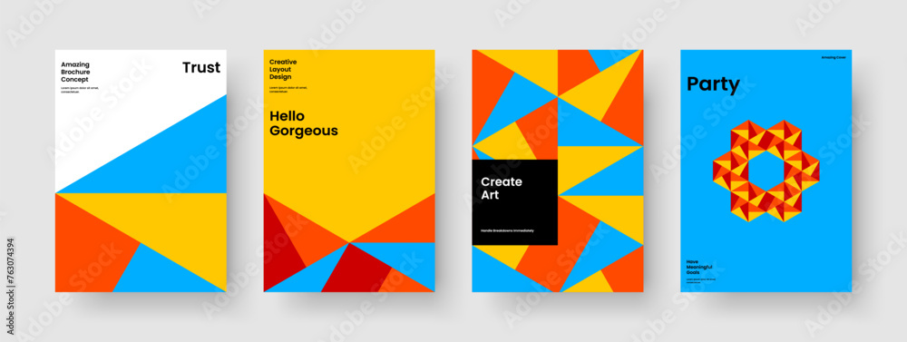 Creative Book Cover Design. Geometric Banner Template. Abstract Poster Layout. Brochure. Business Presentation. Report. Background. Flyer. Brand Identity. Newsletter. Journal. Advertising. Leaflet