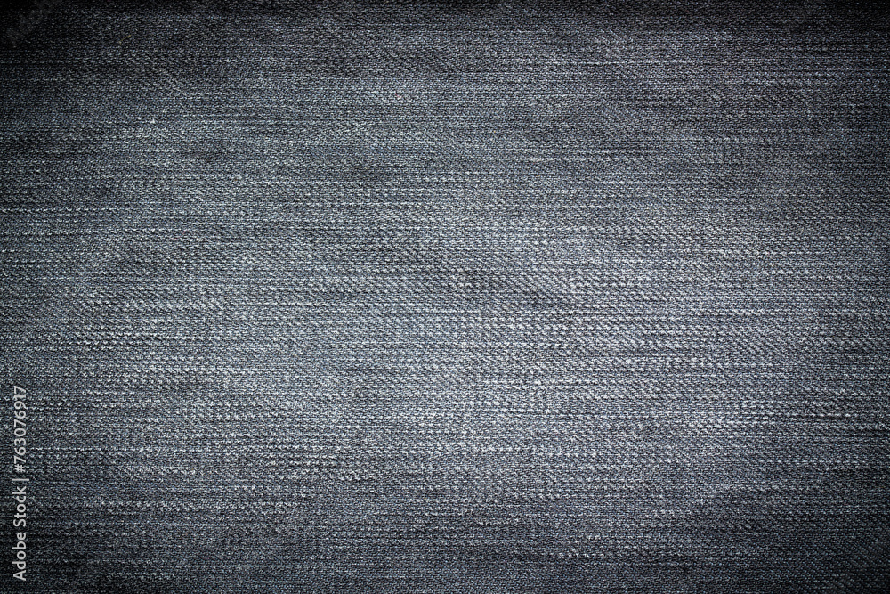 Fotografie black jeans texture background. color grey denim.