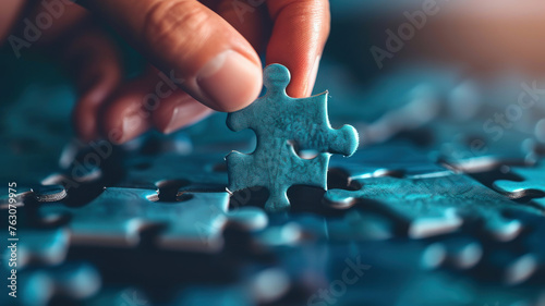 Hand Build a jigsaw puzzle