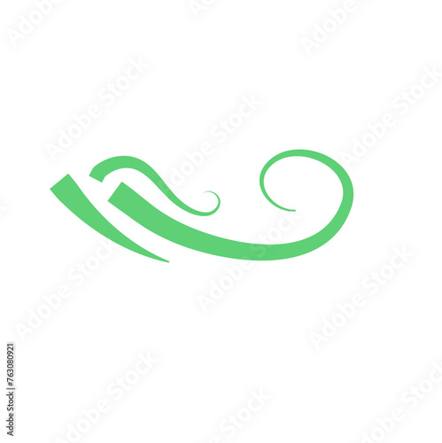 Green Swish Swirl