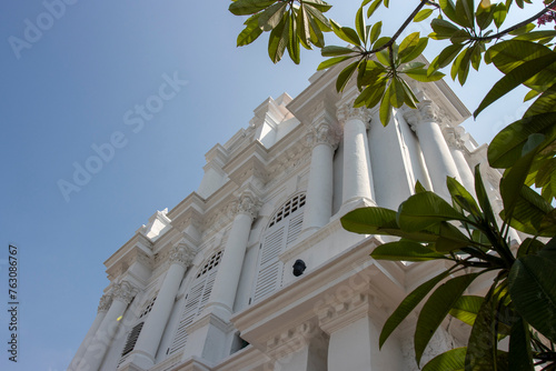 Facade of the Penang State Museum in George Town, Penang, Malaysia, Asia photo