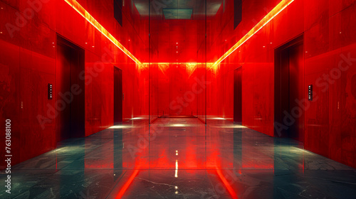 Immersive Imagery: Capturing the Futuristic Essence of Office Spaces in Realistic Photography