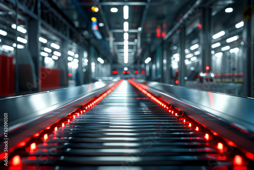 Automated Car Assembly Line: Streamlining Production Processes with Conveyor Systems © Fernando Cortés