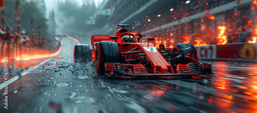 Vintage car, racing car, burnout car, sport car, racing team, turbocharger, tuning.