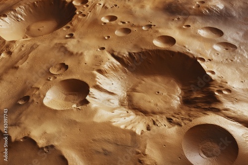 Mars surface super detailed view