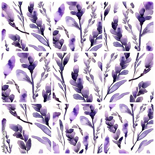 floral pattern background collage