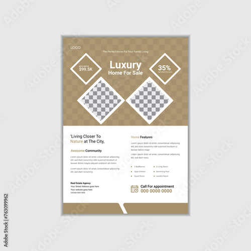 Modern Real Estate flyer