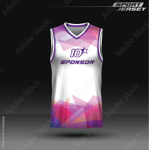 Jersey Esport and sport, editable, full color
