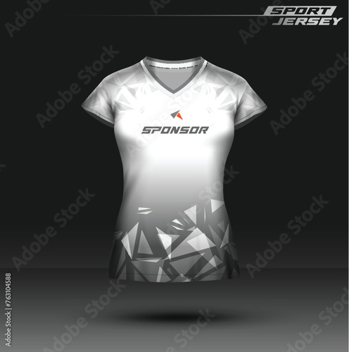 Jersey Esport and sport, editable, full color