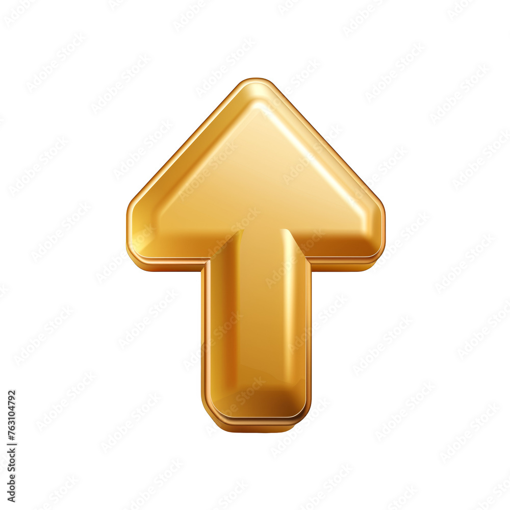 A gold arrow pointing upwards A gold arrow pointing upwards