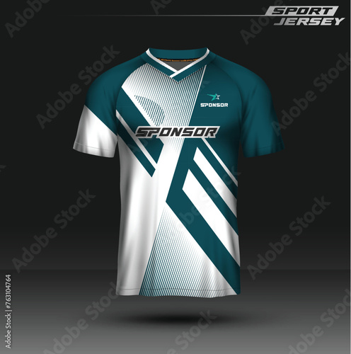 Jersey Esport and sport, editable, full color