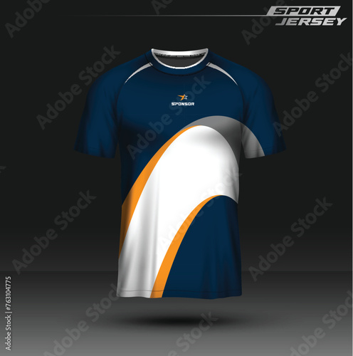 Jersey Esport and sport, editable, full color
