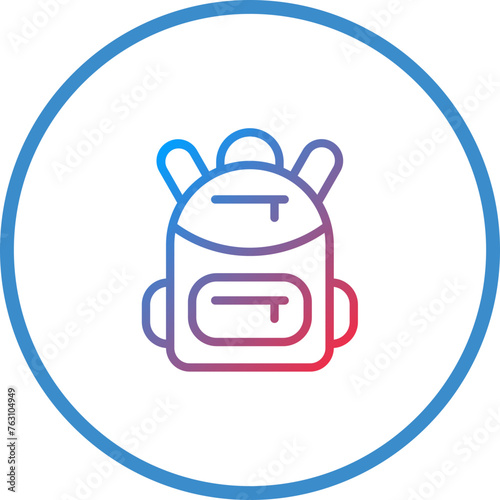 Bagpack Icon Style