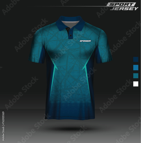 Jersey Esport and sport, editable, full color