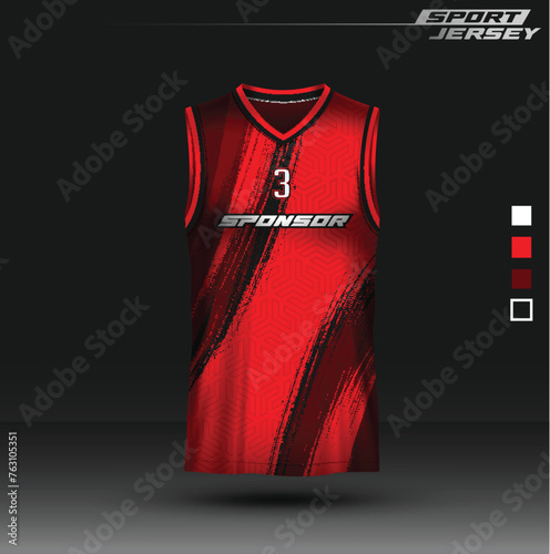 Jersey Esport and sport, editable, full color