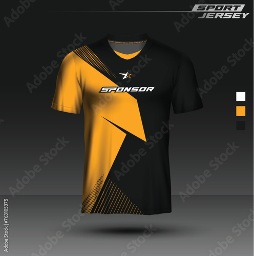 Jersey Esport and sport, editable, full color