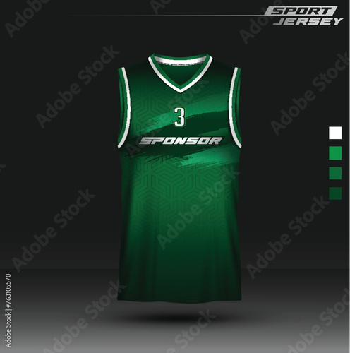 Jersey Esport and sport, editable, full color