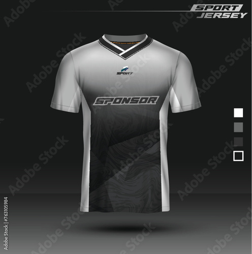 Jersey Esport and sport, editable, full color