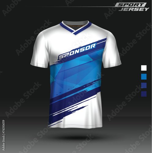 Jersey Esport and sport, editable, full color