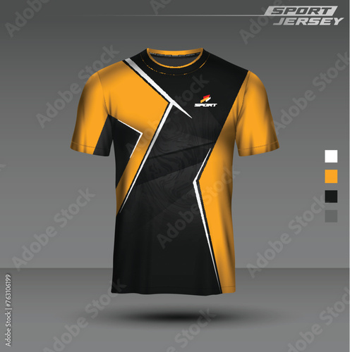 Jersey Esport and sport, editable, full color