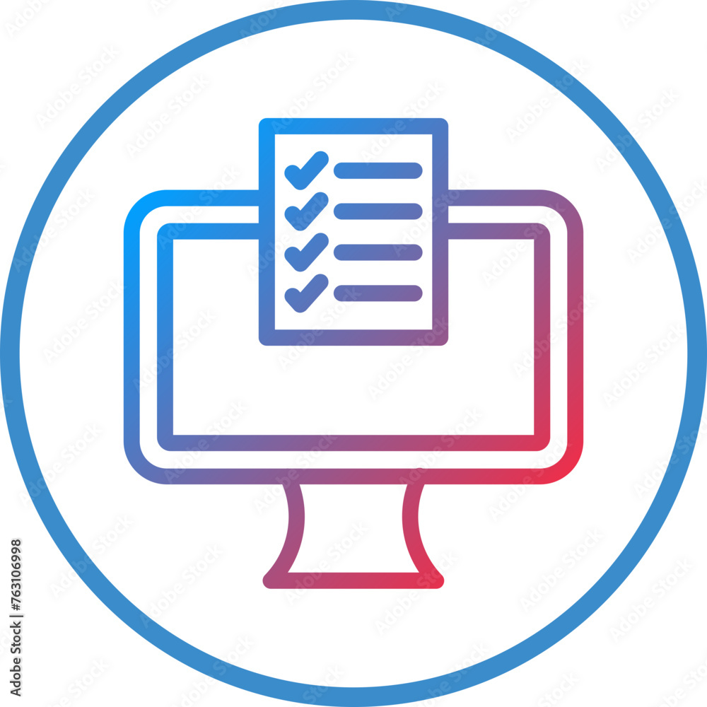 Monitor Icon Style Monitor Icon Style