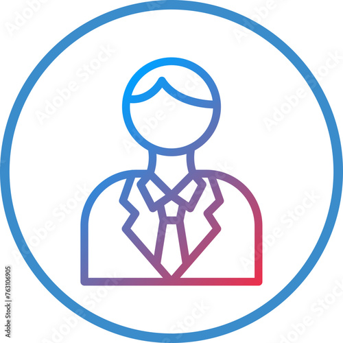 Businessman Icon Style