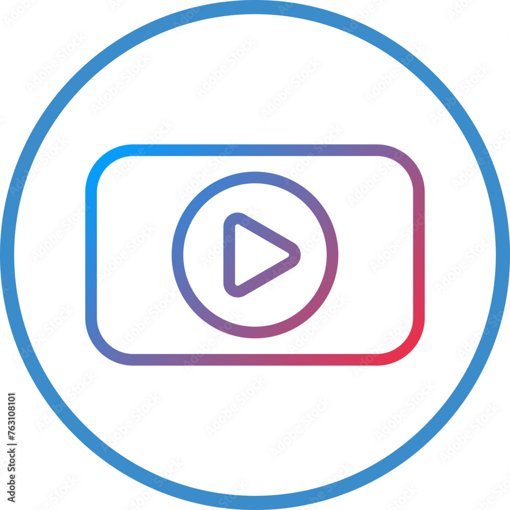 Play Button Icon Style Play Button Icon Style
