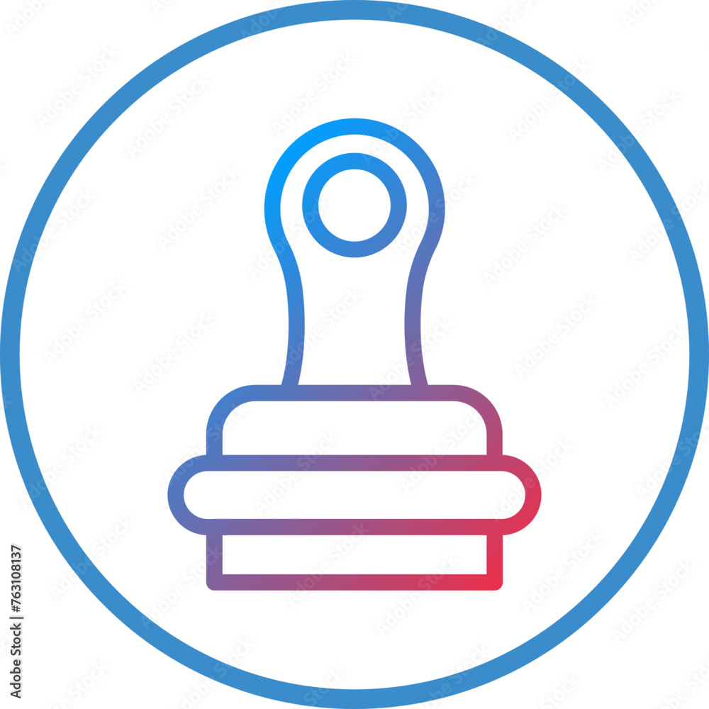Stamp Icon Style Stamp Icon Style