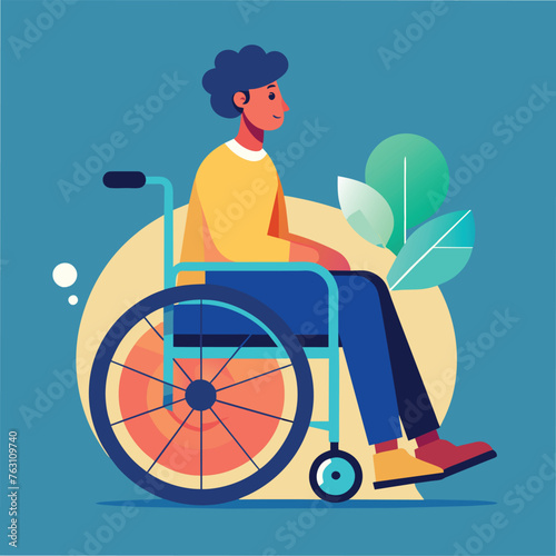 walker, wheelchair, illness, man, woman, person, physical, legs, load, vector, art, illustration, disabled, inclusive