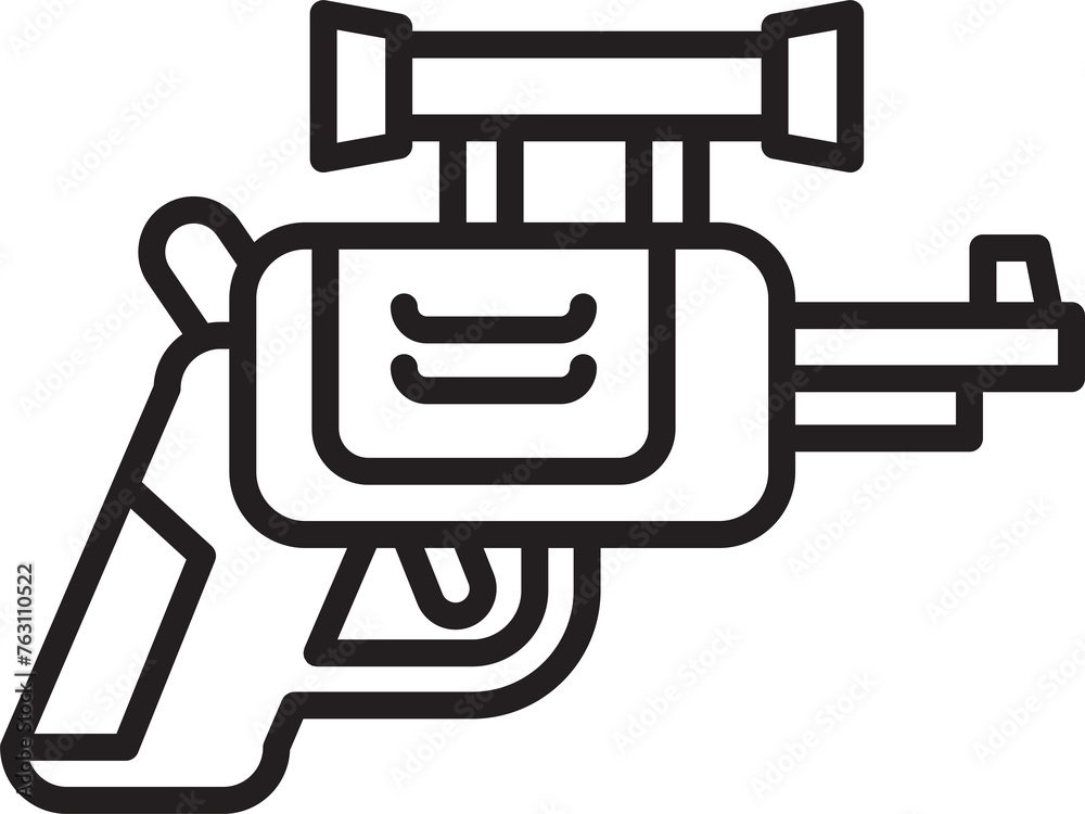 Space Gun Icon Space Gun Icon