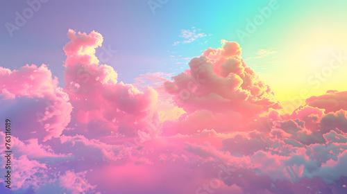 Abstract starlight and pink and purple clouds stardust, blink, background, presentation, star, concept, magazine, powerpoint, website, marketing