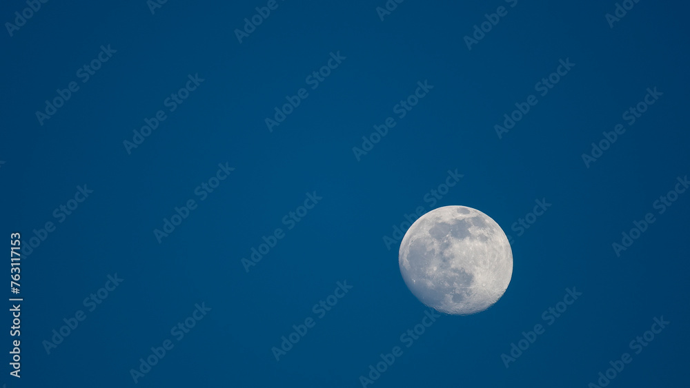 full moon over sky