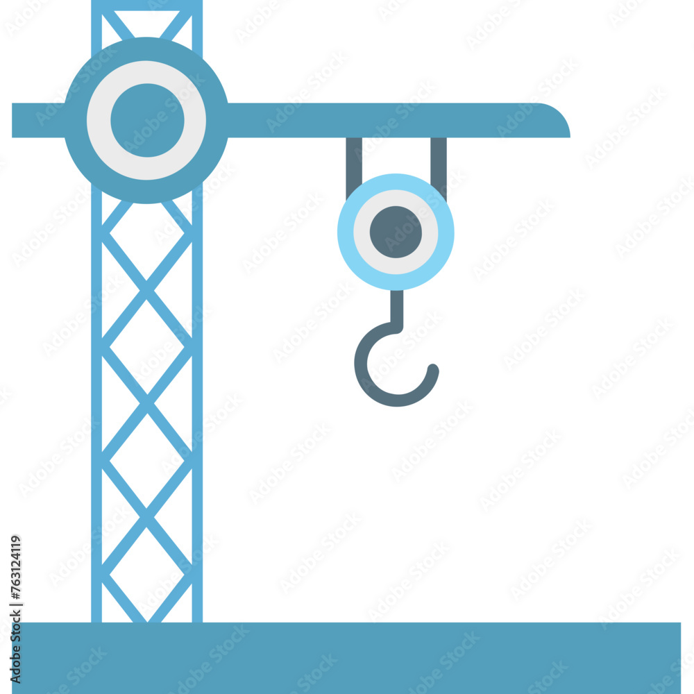 Crane Lifter icon which can easily edit and modify Crane Lifter icon which can easily edit and modify