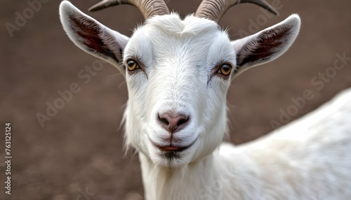 A Goat With A Curious Tilt Of Its Head Upscaled 7