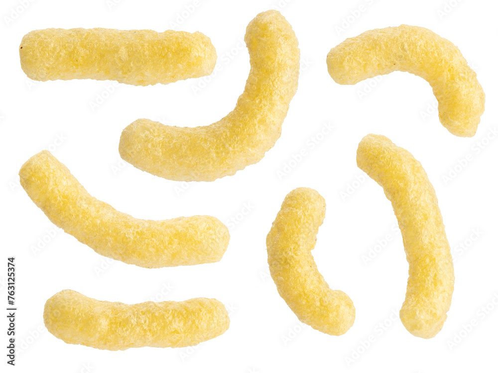Corn sticks set isolated on transparent background Corn sticks set isolated on transparent background