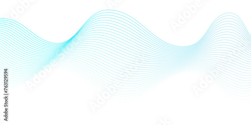 Abstract blend wave lines and technology background. Modern flowing wave lines and glowing moving lines. Futuristic technology and sound wave lines background.