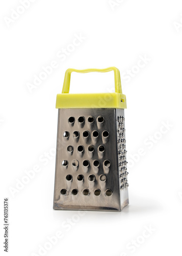 Small Grater For Cheese, Isolated On White Background