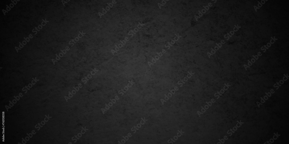 Abstract black concrete stone wall. dark texture black stone grunge texture and backdrop background. retro grunge anthracite panorama. Panorama dark black canvas slate background or texture. - obrazy, fototapety, plakaty 