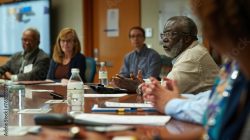 Medical Ethics Board Meeting Discussing a Challenge