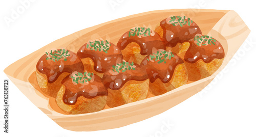 たこ焼きのイラスト