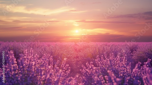 beautiful field with lavender