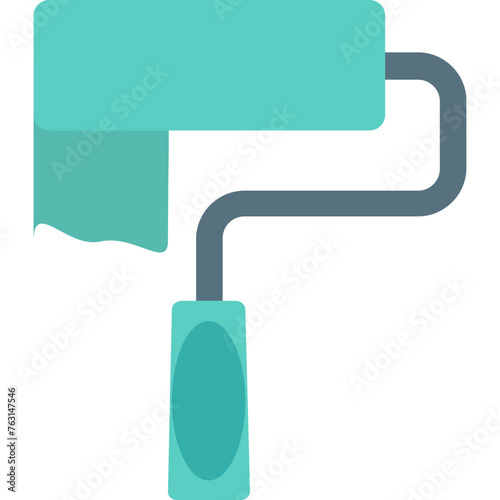 Roller Vector Icon easily modified