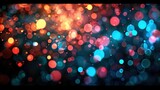 Abstract Colorful Blurred Lights on Black Background. Colourful, Light, Dreamlike, Wallpaper, Nobody, No People, Studio, Pattern, Variation, Color
